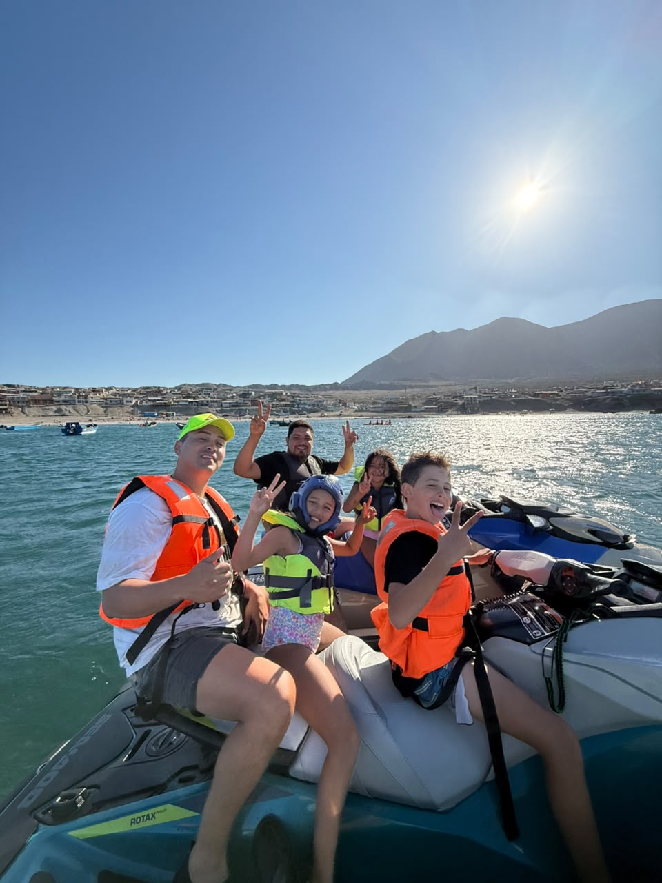 Familia en Jet Ski